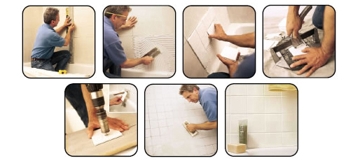 Step-By-Step Wall Tiling