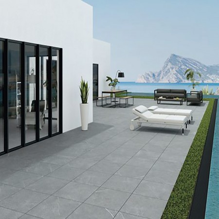 How to lay outdoor porcelain tiles